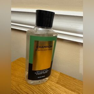 Bath & Body Works Men's Collection CHAMPION 3 in 1 Hair, Face, & Body Wash 10 oz